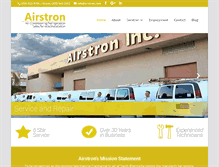 Tablet Screenshot of airstron.com